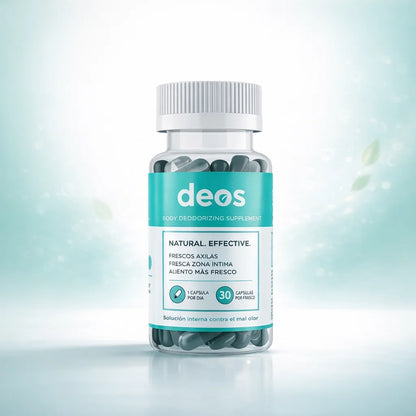 DEOS – Desodorante Interno Natural que Elimina el Mal Olor Desde la Raiz