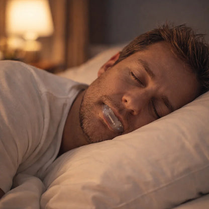 DISPOSITIVO BUCAL ANTIRRONQUIDOS - Duerme profundo desde la primera noche y despierta con energia real