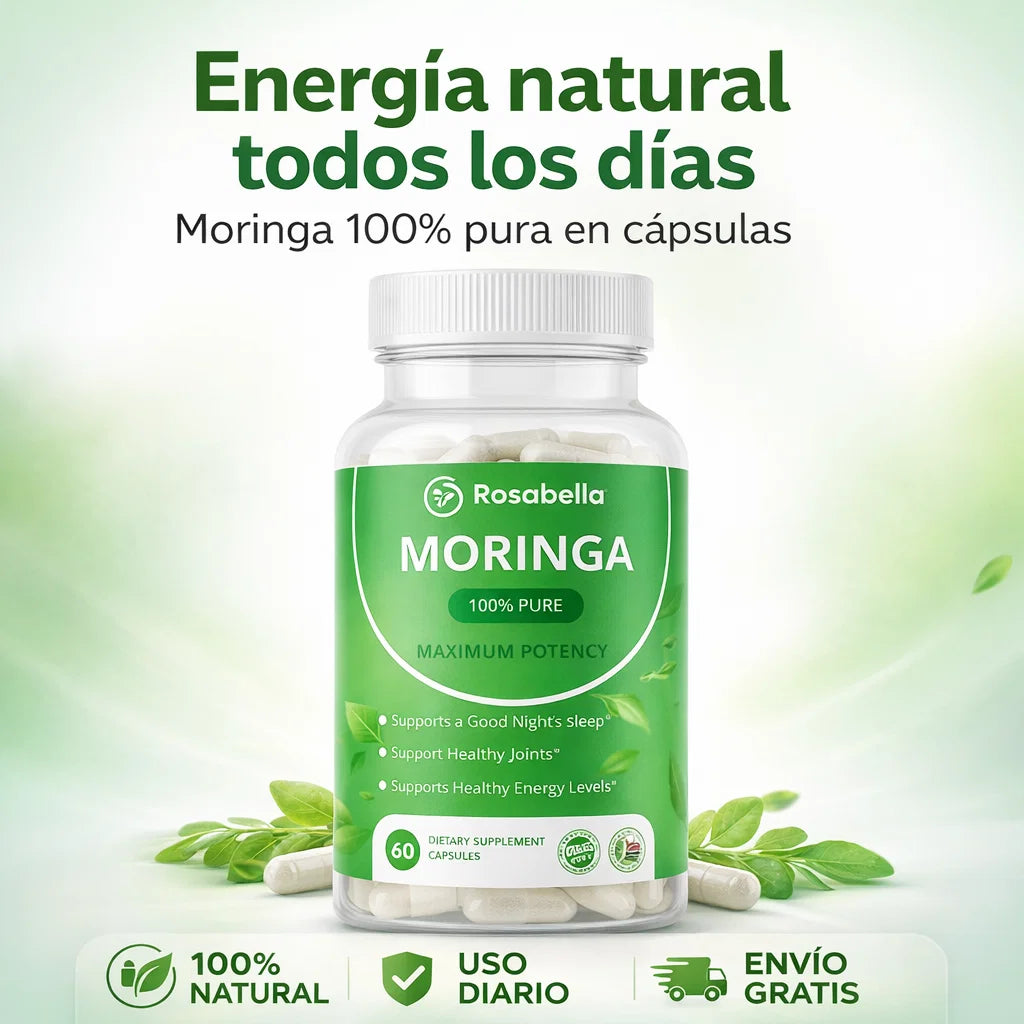 Moringa 100% Pure – Energía Natural, Menos Inflamacion y Bienestar Diario
