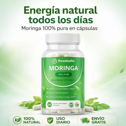 Moringa 100% Pure – Energía Natural, Menos Inflamacion y Bienestar Diario