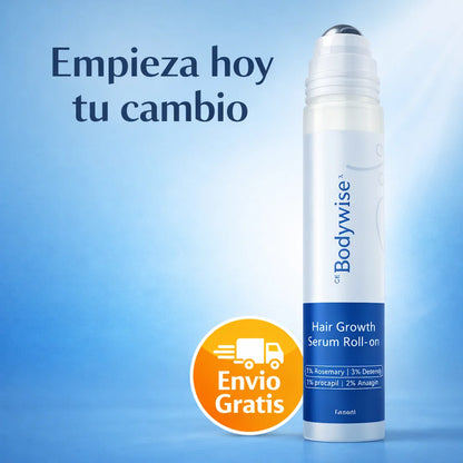 Serum Roll-On Activador de Crecimiento Capilar y Barba - Recupera densidad, fortalece el cabello