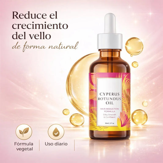 Aceite Cyperus Rotundus – Reduce el crecimiento del vello de forma natural y progresiva