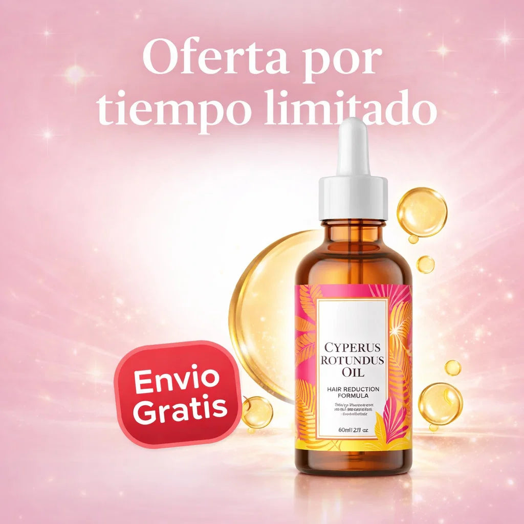 Aceite Cyperus Rotundus – Reduce el crecimiento del vello de forma natural y progresiva