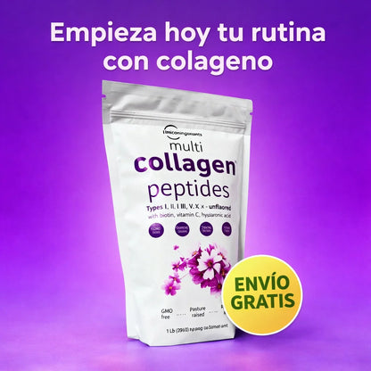 MULTI COLLAGEN PEPTIDES - Colageno avanzado para verte firme, fuerte y segura todos los dias