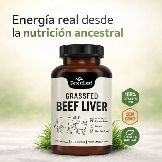 ForestLeaf Grass Fed Beef Liver - Energia real, nutrientes ancestrales y vitalidad diaria en capsulas