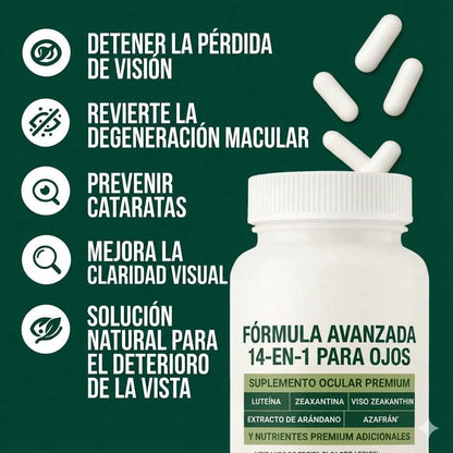 Ever Vision – Fórmula Avanzada 14-en-1 para el Cuidado Diario de la Vista