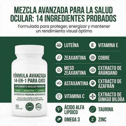 Ever Vision – Fórmula Avanzada 14-en-1 para el Cuidado Diario de la Vista